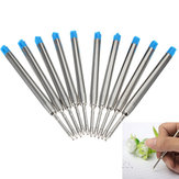 10pcs recharge bille bleu pour l'encre de style parker
